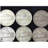 Image 2 : 6 Assorted 35% Silver Jefferson War Nickels