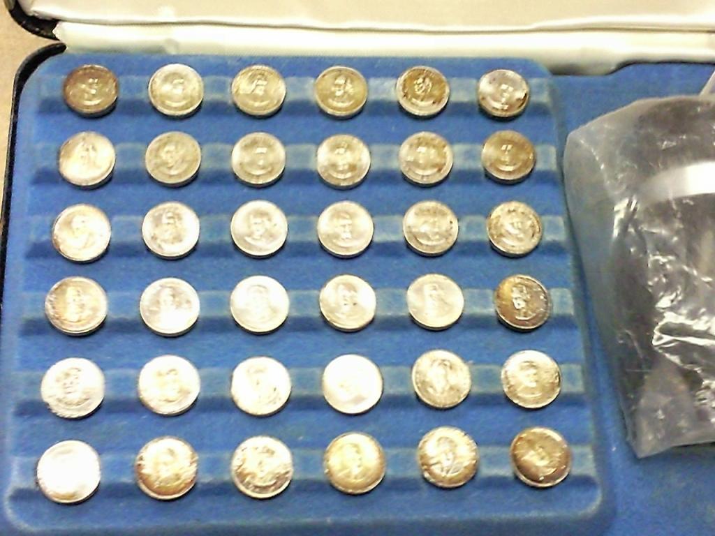 Mini Coin Set Franklin Mint Presidential Mini Coin Set Sterling