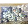 Image 2 : Bag Of 80+ Assorted Glass Marbles