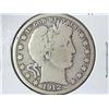 1912-D Barber Half Dollar