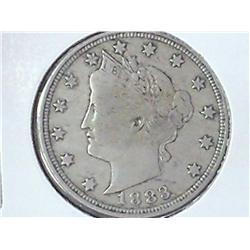 1883 No Cents Liberty "V" Nickel (Full Liberty)