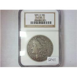 1896-O Morgan Silver Dollar NGC VG10