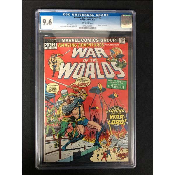 AMAZING ADVENTURES NO.20 CGC 9.6 (MARVEL COMICS)