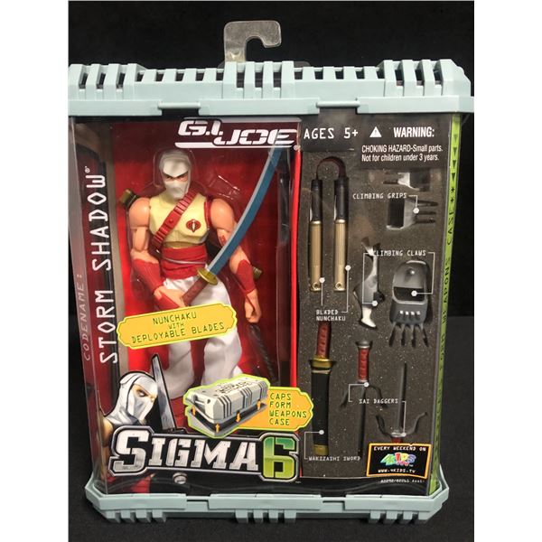 SEALED SIGMA SIX G. I JOE STORM SHADOW  1:6 SCALE