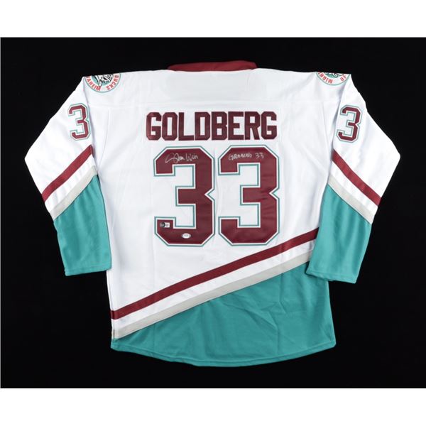 Shaun Weiss Signed Jersey Inscribed  GOLDBERG  (Beckett)