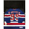 Image 1 : WAYNE GRETZKY NEW YORK RANGERS AUTOGRAPHED REPLICA BLUE CCM HOCKEY JERSEY (UD COA)