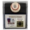 Image 3 : Ernie Banks Signed LE OAL Baseball with Thumbprint With Display Case (Sports Print)