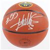 Image 1 : Dikembe Mutombo Signed Nuggets Logo NBA Basketball (Schwartz)