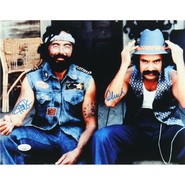 Cheech Marin & Tommy Chong Signed 8x10 Photo (JSA COA)