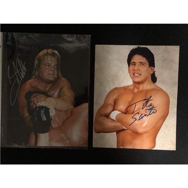 AUTOGRAPHED WWE WRESTLING LOT (TITO SANTANA,