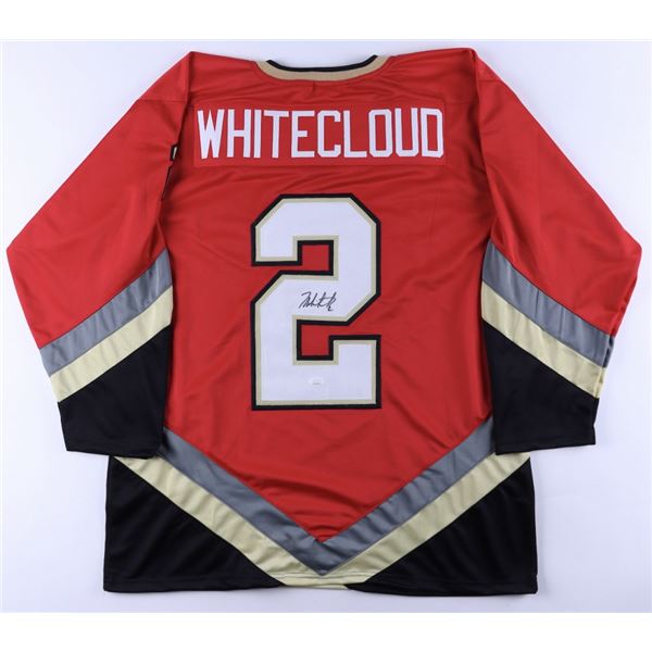 ZACH WHITECLOUD SIGNED VEGAS GOLDEN KNIGHTS JERSEY (BECKETT COA)