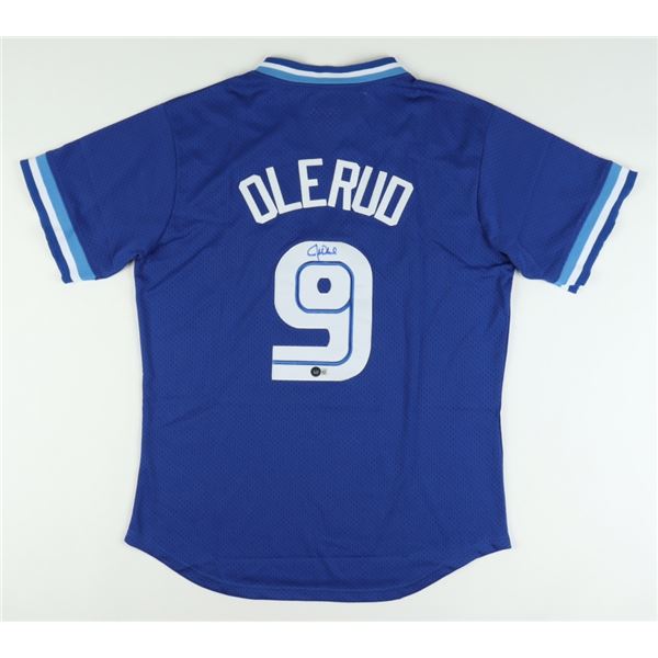 JOHN OLERUD SIGNED TORONTO BLUE JAYS JERSEY (BECKETT COA)