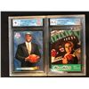 Image 1 : GCG HIGH GRADE BASKETBALL ROOKIE CARD LOT (A. MOURNING/ M. BIBBY)