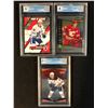 Image 1 : GCG HIGH GRADE HOCKEY CARD LOT