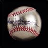 Image 2 : REGGIE JACKSON SIGNED GOLD BASEBALL IN DISPLAY CASE (BECKETT COA)