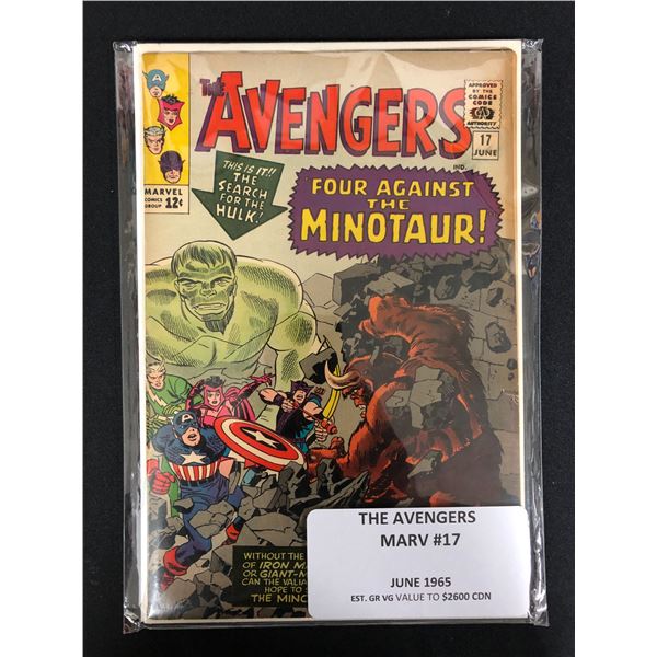 MARVEL COMICS THE AVENGERS NO.17