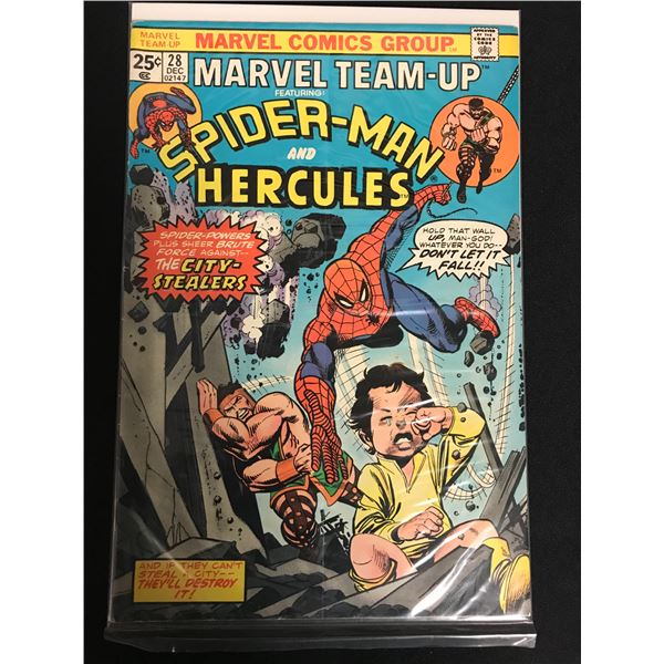 MARVEL COMICS MARVEL TEAM UP SPIDER-MAN NO.28