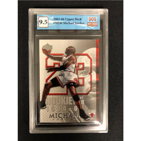 2005-06 UPPER DECK NO.MJ40 MICHAEL JORDAN (GCG 9.5)