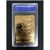 Image 2 : 1997 BLEACHERS 23KT GOLD JOE NAMATH BROADWAY JOE (WCG 10)