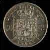 Image 2 : Belgium 50 Centimes 1886 - 8 over 6