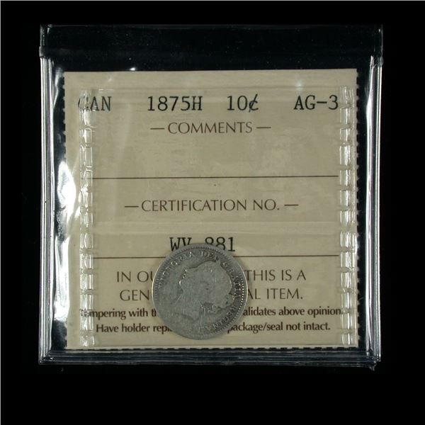 1875H Ten Cents