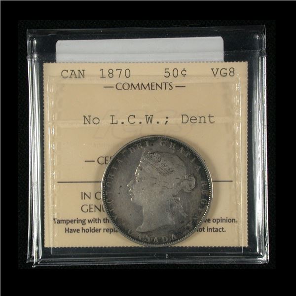 1870 Fifty Cents - No L.C.W.