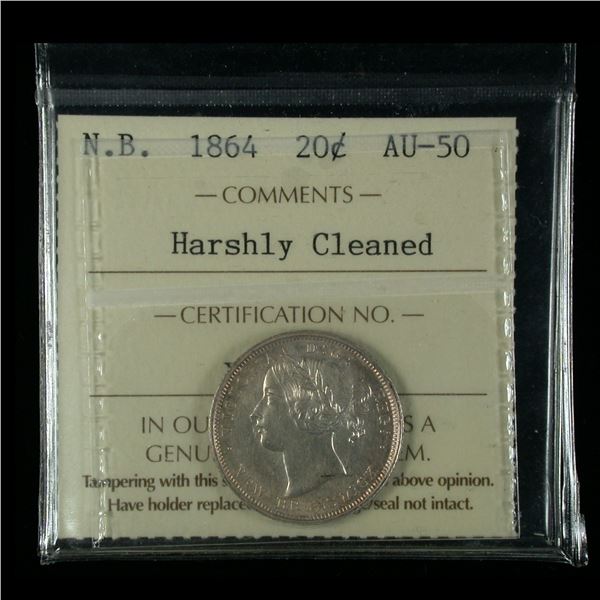 New Brunswick 20 Cents, 1864