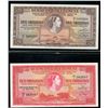 Image 1 : Bermuda 5 and 10 Shilling Note Pair, 1957