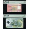 Image 2 : Lebanon Note Pair, 5,000 & 100,000 Livres