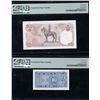 Image 2 : Thailand & South Korea Note Pair, PMG