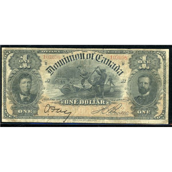 Dominion of Canada $1, 1898