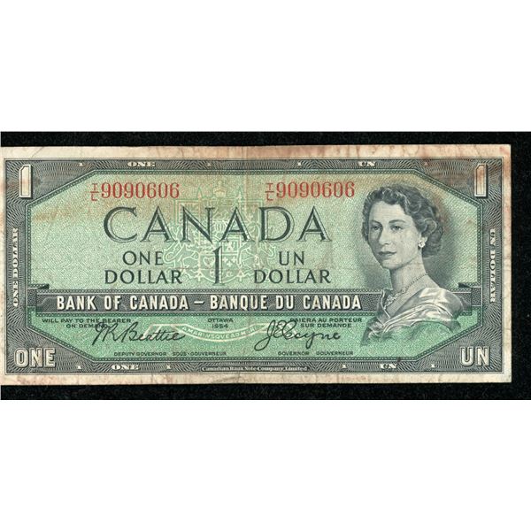 Bank of Canada $1 1954, Rotator Note