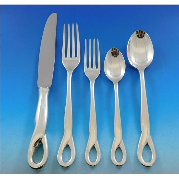 Sterling Silver Flatware Service Set Tiffany and Co