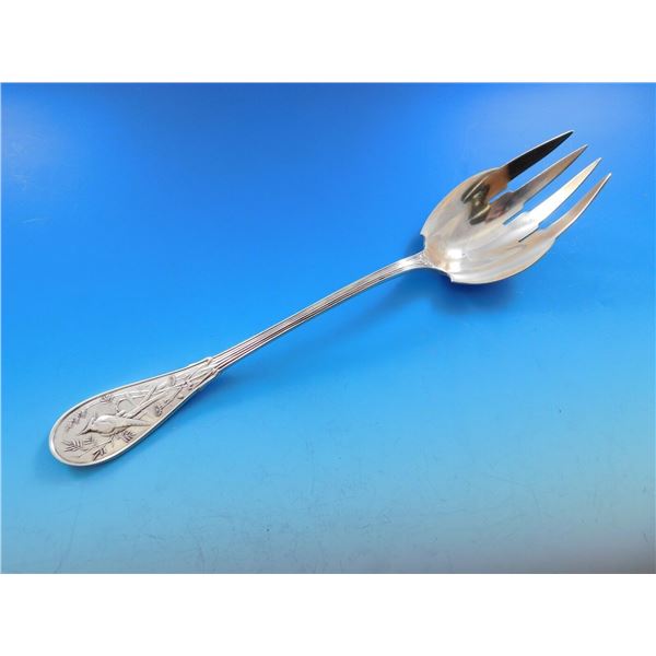 Sterling Silver Salad Serving Fork Tiffany and Co
