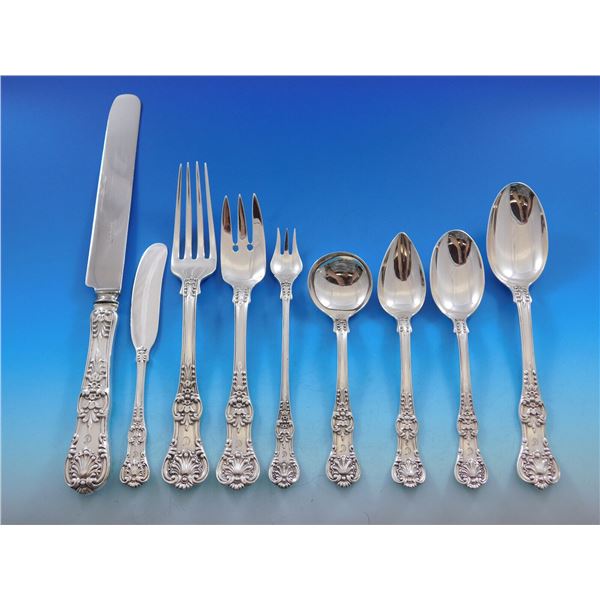 Sterling Silver Flatware Service Set Tiffany and Co