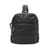 Image 1 : Chanel Black Calfskin Leather CC Caviar Backpack