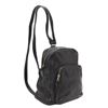 Image 2 : Chanel Black Calfskin Leather CC Caviar Backpack