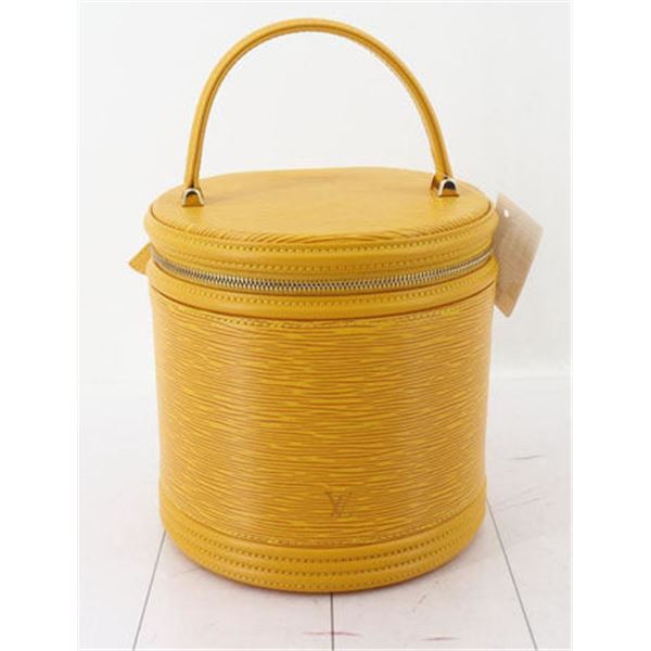 Louis Vuitton Yellow Epi Leather Cannes Bucket Bag
