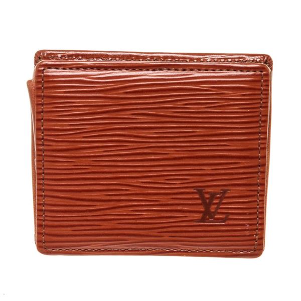 Louis Vuitton Red Epi Leather Boite Coin Wallet