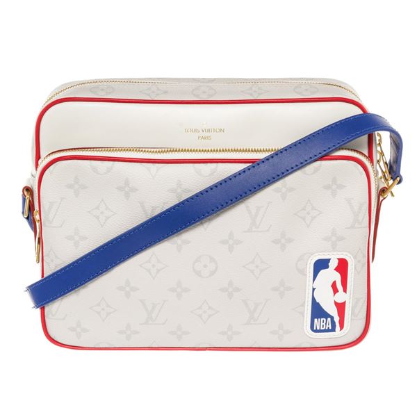Louis Vuitton x NBA White Monogram Canvas Leather Nil PM Crossbody Bag