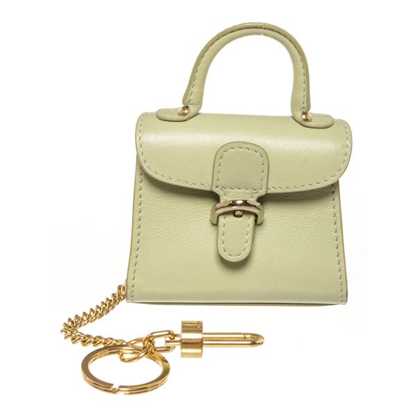 Delvaux Green Brilliant Leather Bag Charm