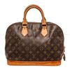 Image 1 : Louis Vuitton Brown Alma MM Satchel Bag