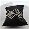 Image 1 : Silver Tone Scrollwork Cuff Bracelet