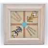 Image 1 : Framed Navajo Sand Painting by Alta Yazzie