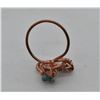 Image 5 : Copper Bangle Bracelet with 2 Copper Rings
