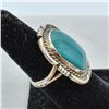 Image 3 : Navajo Sterling Turquoise Ring, Size 8