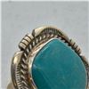 Image 7 : Navajo Sterling Turquoise Ring, Size 8