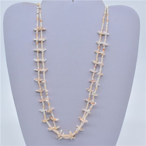 Santo Domingo Bird Fetish Necklace and Earrings