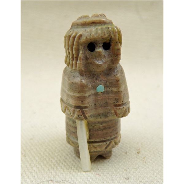 Zuni Picasso Marble Elder Fetish