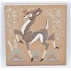 Image 1 : Navajo ''Deer'' Sand Painting by Benally